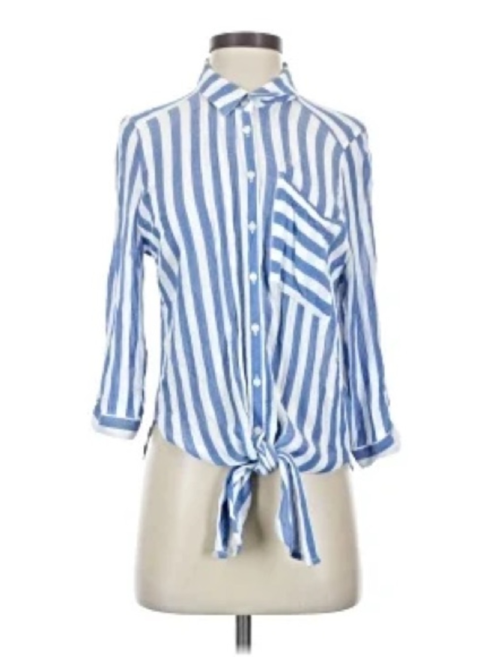 New Vixbe Thompkins Tie Front Top